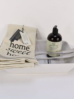 NEW Bee & Willow Dish + Dish Soap + Spoon Fork + Dishtowel * Wedding